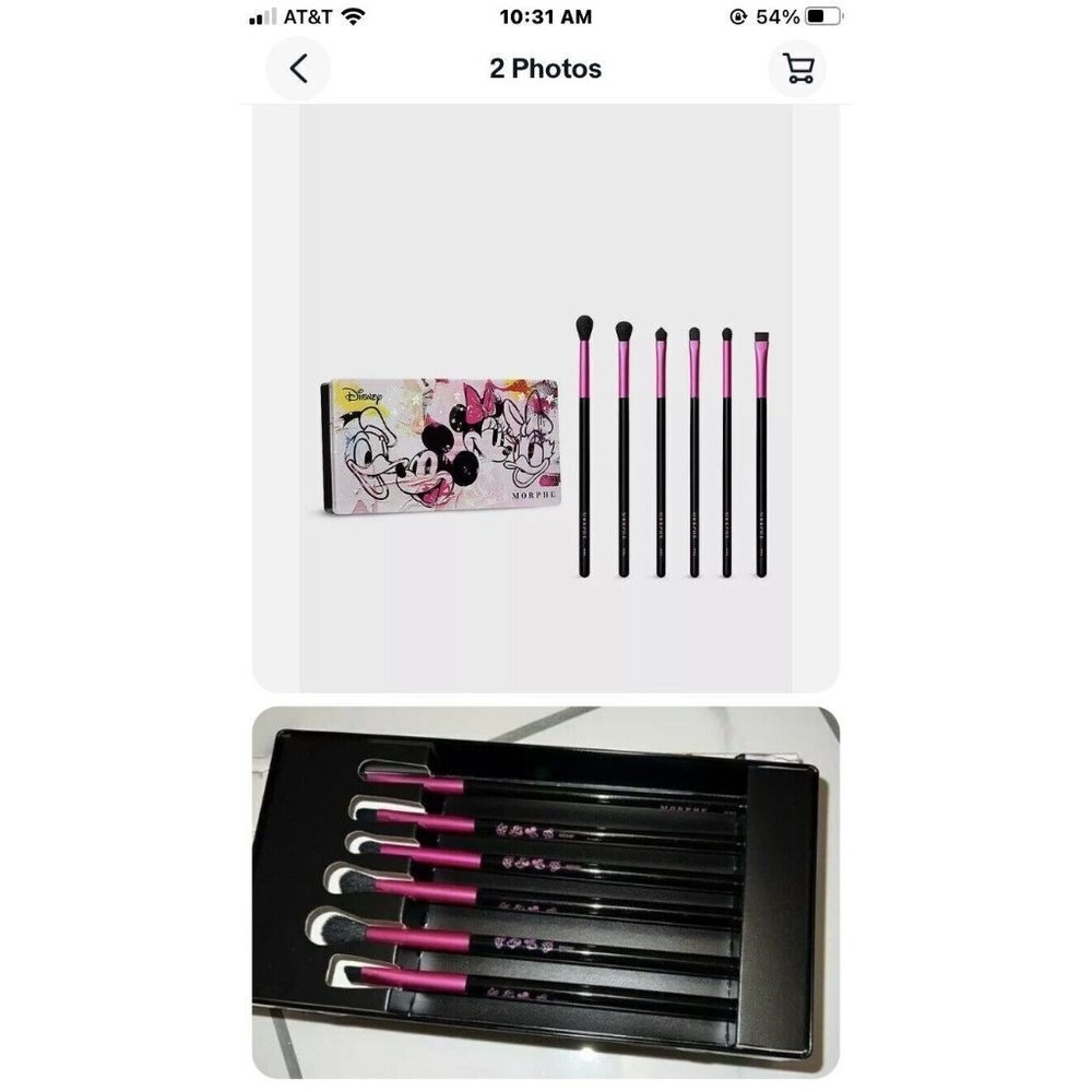 HOST PICK👏🏻💜🎉MORPHE X DISNEY MICKEY & FRIENDS TRUTH BE TOLD 6 PC BRUSH SET - Picture 2 of 6